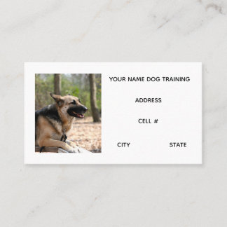 Dog Training Visitkort