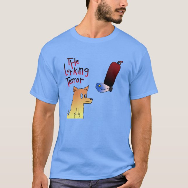 Dog versus vacuum T-Shirt (Framsida)