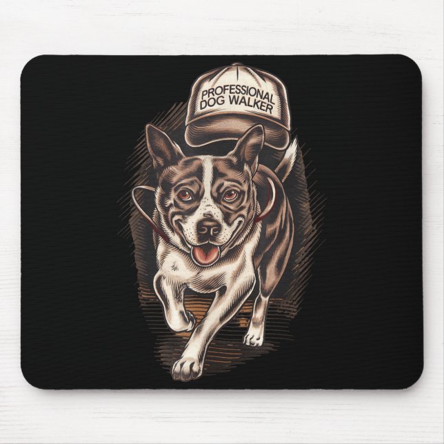 Dog Waking Professional Dog Walker Hat Graphic  Musmatta (Framsidan)