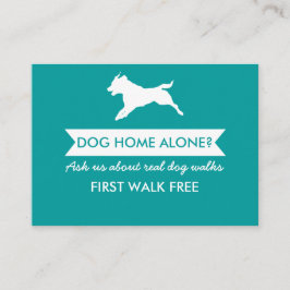 Dog Walker Affärskort - anpassningsbara Visitkort