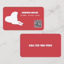 Dog Walker Anpassningsbar QR (Red)