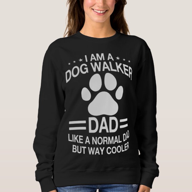 Dog Walker Dad Saying Dog Trainer Men T Shirt (Framsida)