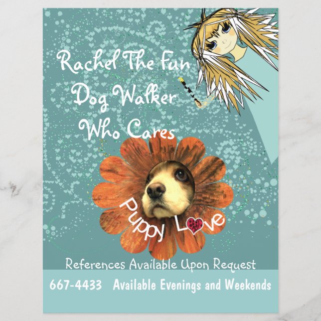 Dog Walker Flyer (Framsidan)