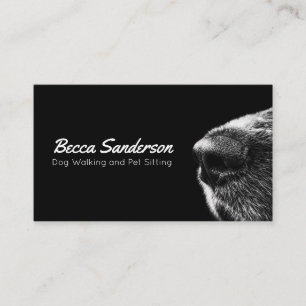 Dog Walker, Groomer, Pet Sitter, Vet Elegant Visitkort