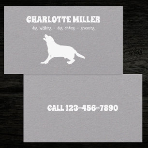 Dog Walker Grooming Hund Sitter Hund Care Visitkort