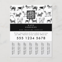 Dog Walker Grooming Hund Trainer Tear-Off Märkre