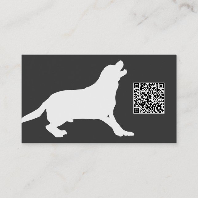 Dog Walker Hund Sitter Visitkort (Framsida)