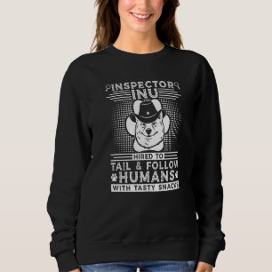 Dog Walker InspecInu sheriff Hund Trainer Shiba T Shirt