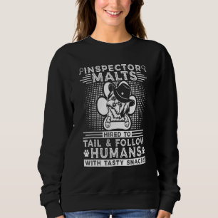 Dog Walker-inspektör Malts, sheriff Hund Trainer M T Shirt