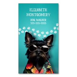 Dog Walker Magnetiska Visitkort