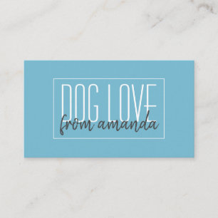 Dog Walker och Pet Sitter Visitkort