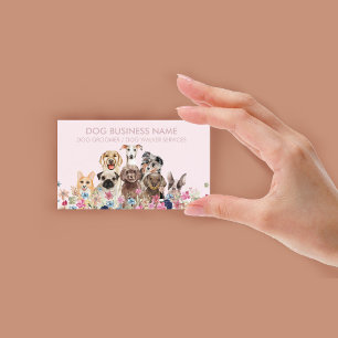 Dog Walker Pet Groomer Visitkort