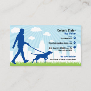 Dog Walker, Pet Sitta, Vet, Djuromsorg Visitkort