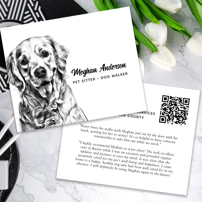 Dog Walker Pet Sitter Labrador Business Flygblad (Skapare uppladdad)