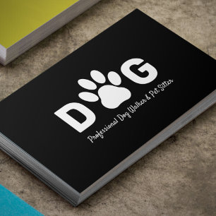 Dog Walker Pet Sitter Visitkort