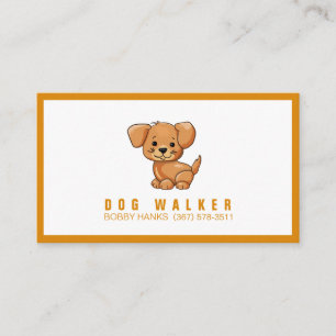 Dog Walker Pet Sitter Visitkort