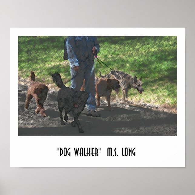 Dog Walker Poster (Framsidan)