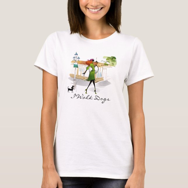 Dog Walker T-Shirt (Framsida)
