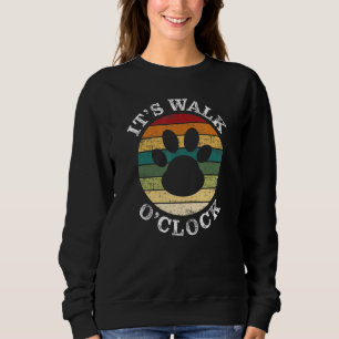 Dog Walker Walking Sitta Hundar Cute Retro Stil T Shirt