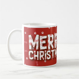 Dog Wishing you Merry Christmas Mug Kaffemugg