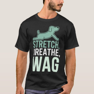 Doga Hund Yoga Husdjur Välbefinnande Mindfull Stre T Shirt