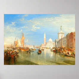 Dogana, Venedig - William Turner Fine Art Poster