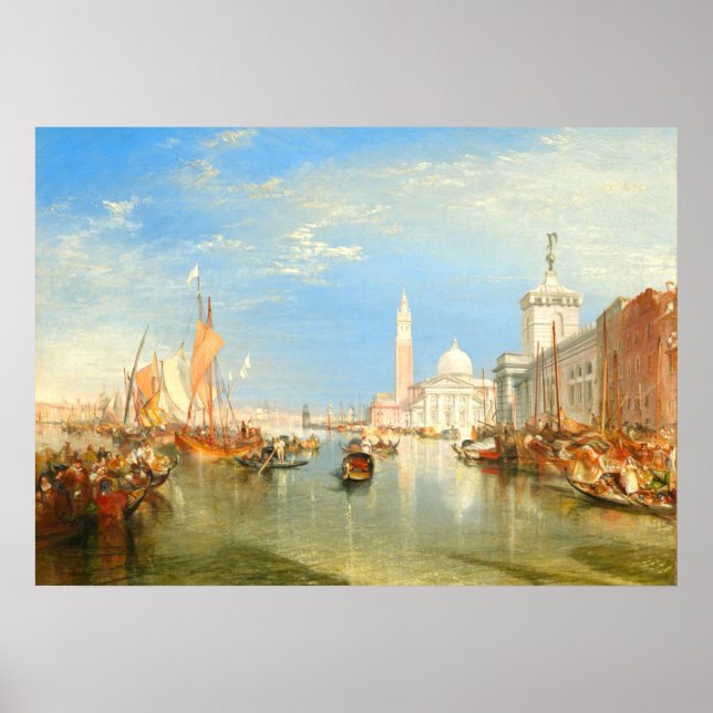 Dogana, Venedig - William Turner Fine Art Poster (Framsidan)