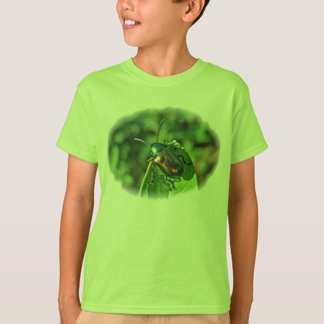 Dogbane Beetle Kid T-Shirt (Framsida)