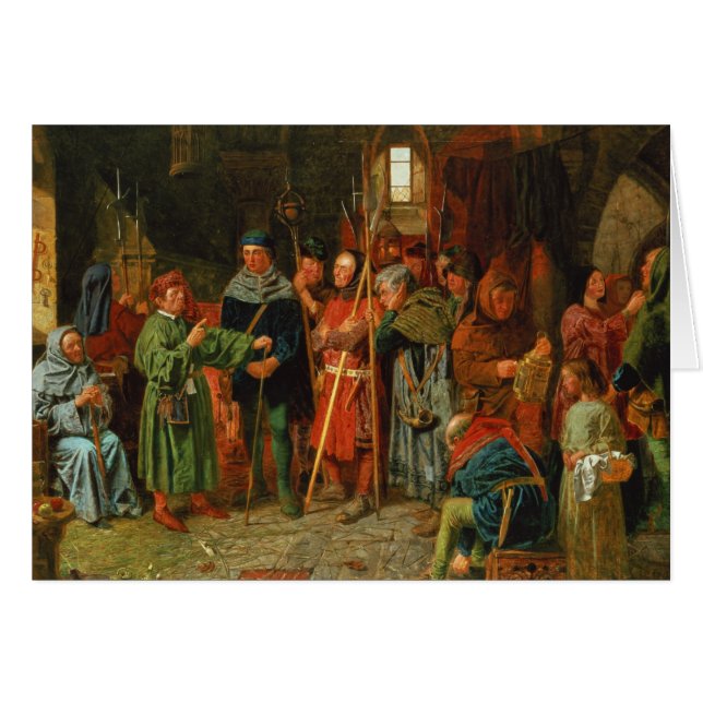 Dogberrys laddning till klockan hälsningskort (Framsidan Horizontal)