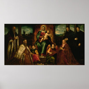 Doge Alvise Mocenigo och familj Poster
