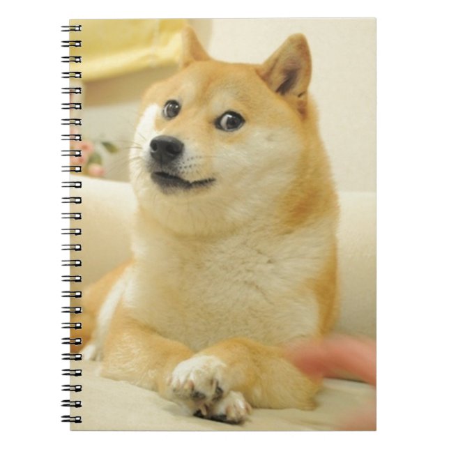 Doge Anteckningsbok Med Spiral (Framsidan)