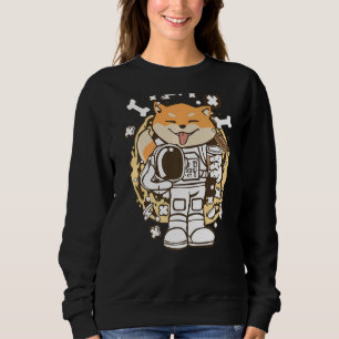 Doge Astronaut Shiba inu till Måne Rymden A T Shirt