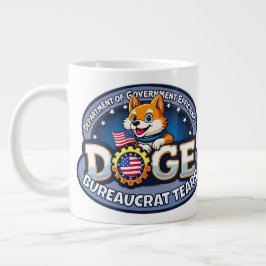 DOGE Byråaucrat Tårar Jumbo Mugg