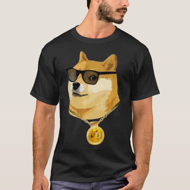 Doge Coin Hund - Forex, Crypto, Lagrar Trading Rol T Shirt (Framsida)