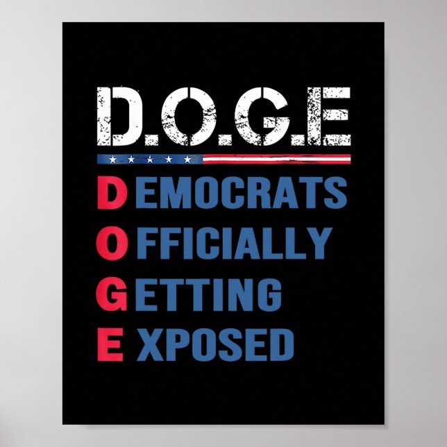 Doge D.o.g.e Department Of Government Efficiency M Poster (Framsidan)