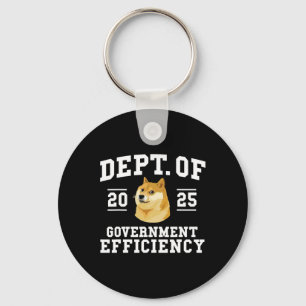 Doge D.o.g.e. Department of Government Efficiency  Nyckelring