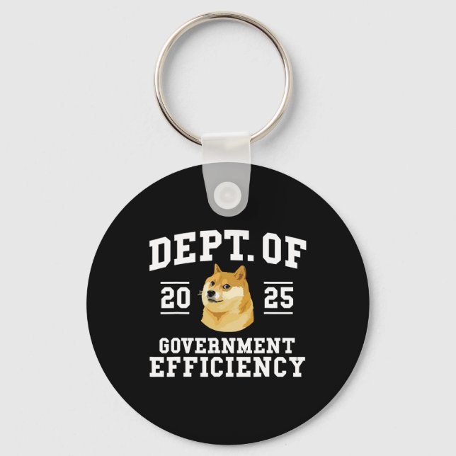 Doge D.o.g.e. Department of Government Efficiency  Nyckelring (Framsida)