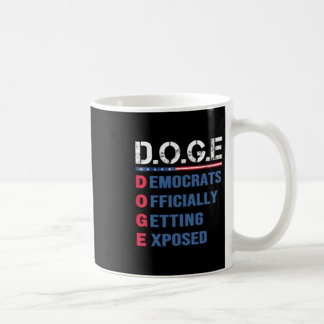 Doge D.o.g.e Statens institution för regerings eff Kaffemugg (Höger)