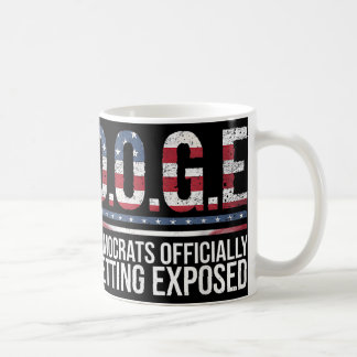 Doge D.o.t.ex. Department of Government Efficiency Kaffemugg
