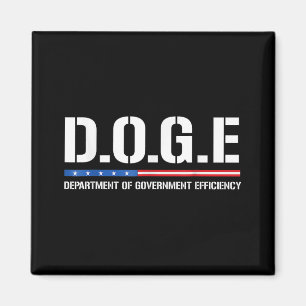 Doge D.o.t.ex. Department of Government Efficiency Magnet