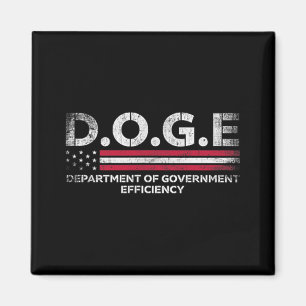 Doge D.o.t.ex. Department of Government Efficiency Magnet