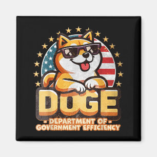 Doge D.o.t.ex. Department of Government Efficiency Magnet