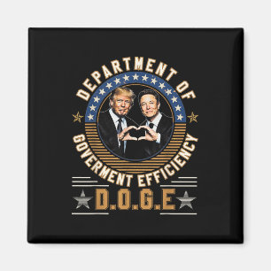 Doge D.o.t.ex. Department of Government Efficiency Magnet