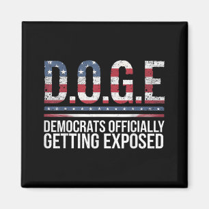 Doge D.o.t.ex. Department of Government Efficiency Magnet