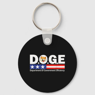 Doge D.o.t.ex. Department of Government Efficiency Nyckelring