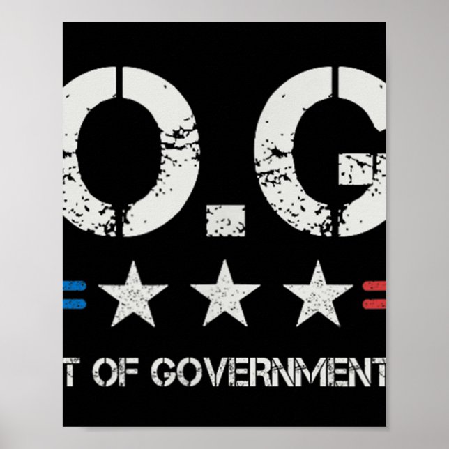 Doge D.o.t.ex. Department of Government Efficiency Poster (Framsidan)