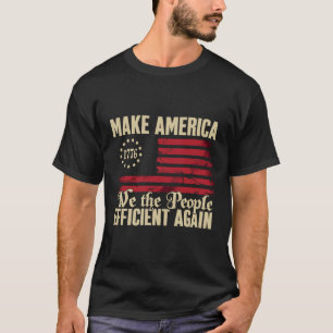 Doge D.o.t.ex. Gör Amerika effektivt igen Trump 20 T Shirt