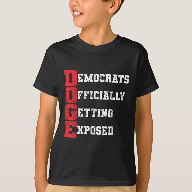 Doge-demokrater exponeras officiellt _2 t shirt (Framsida)