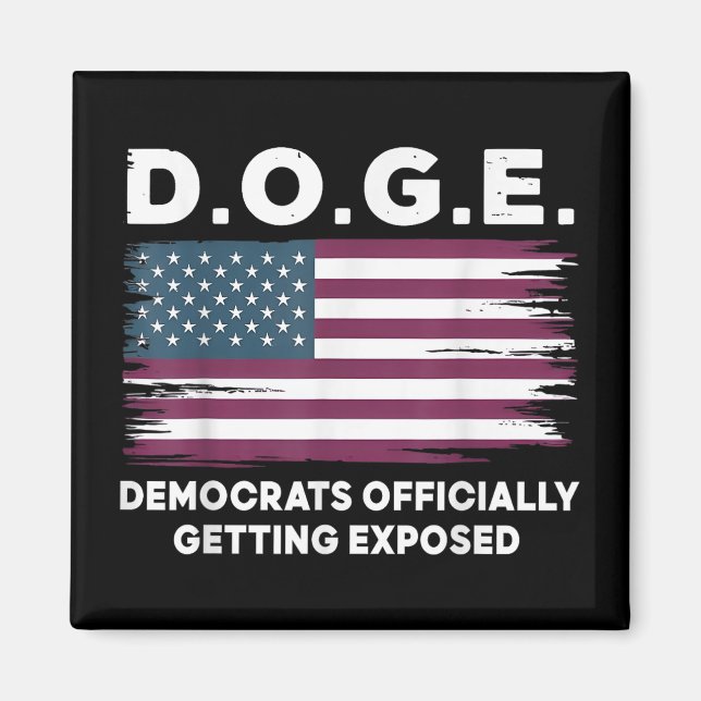 Doge-demokrater exponeras officiellt _3 magnet (Framsidan)