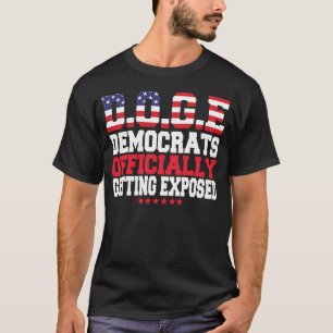 DOGE Demokrater Officiellt Blottade T-Shirt